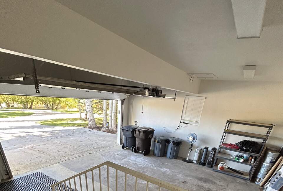 Garage. Fits an SUV or truck without a roof top rack