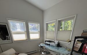 office on the main floor - great views