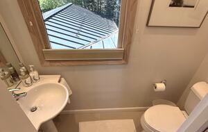 Shared bathroom upstairs