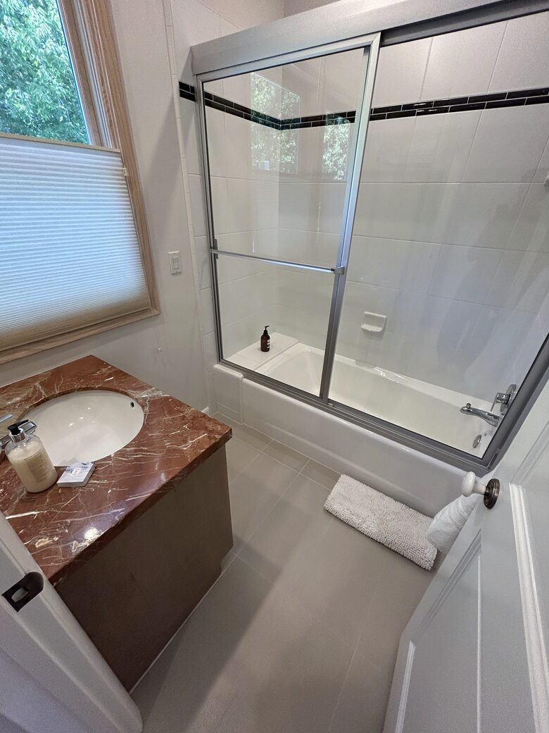 upstairs shared shower