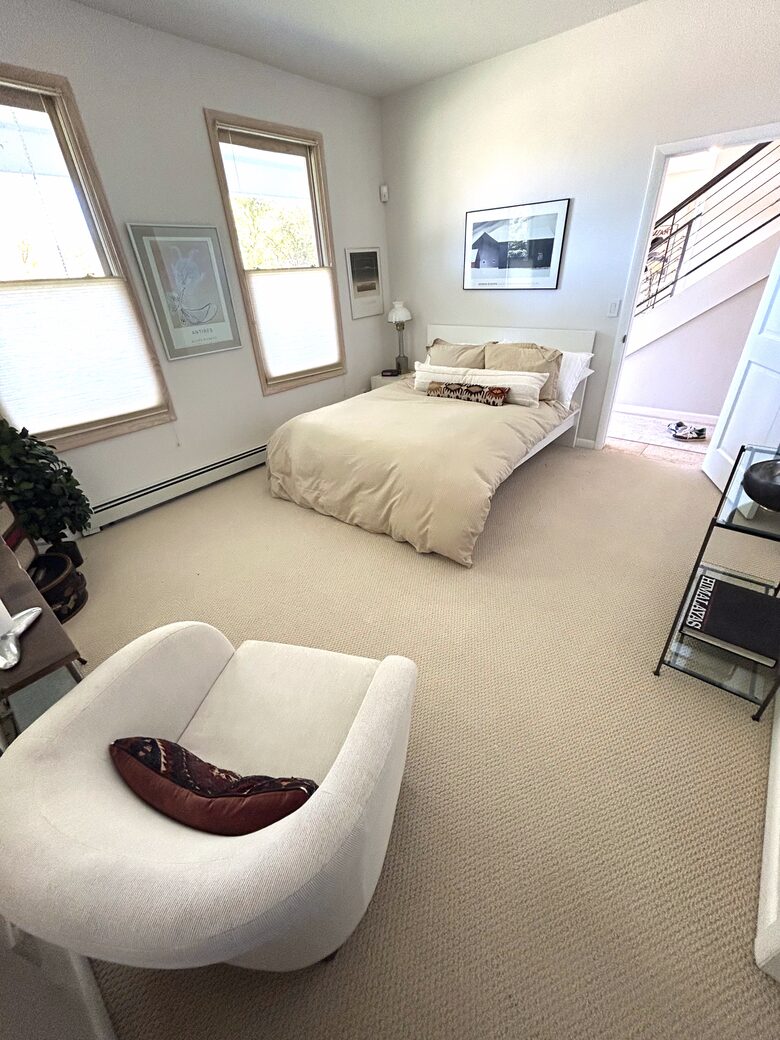 downstairs queen with own bathroom