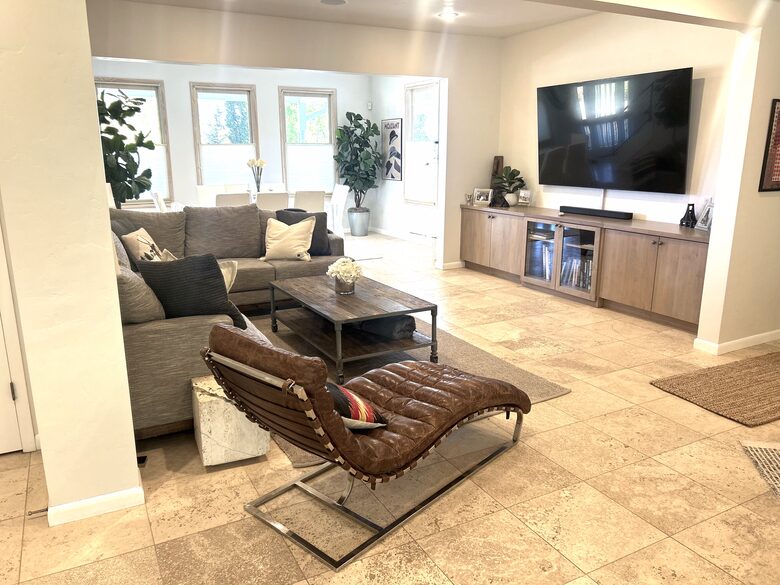 Living room open floor plan