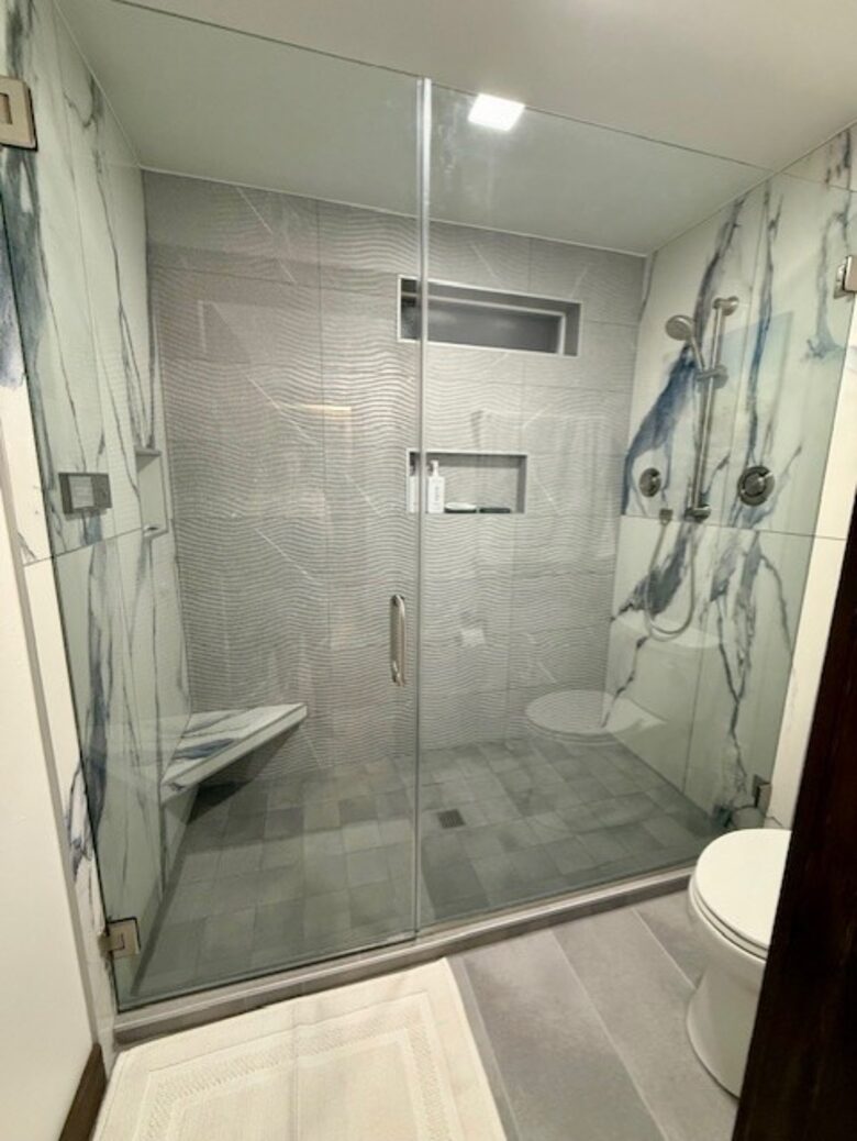 Main shower upstairs