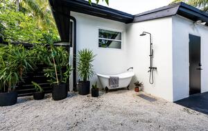 Stylish 2BR Miami Retreat with Botanical Interiors & Backyard Oasis - Miami, Florida