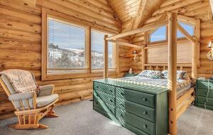 Main Floor goes room with Queen bed