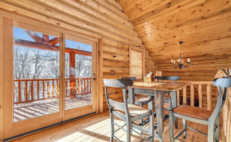 Upstairs loft that opens to upstairs balcony.