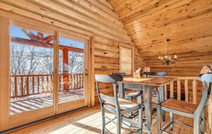 Upstairs loft that opens to upstairs balcony.