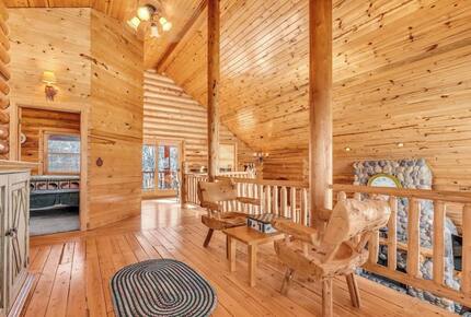 Upstairs loft overlooking Living Room