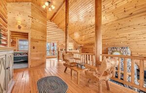 Upstairs loft overlooking Living Room