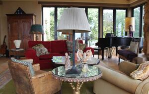 Artful Architecture Overlooking the San Francisco Bay - Tiburon, California