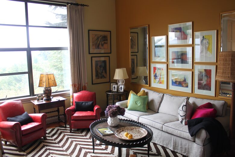 Artful Architecture Overlooking the San Francisco Bay - Tiburon, California