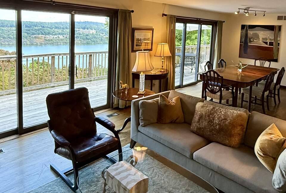 Primary living and dining area