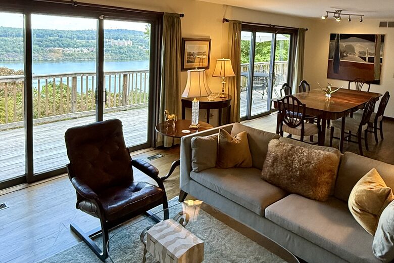 Primary living and dining area