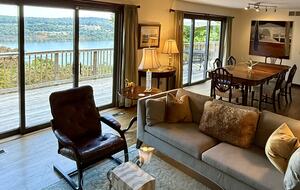 Primary living and dining area