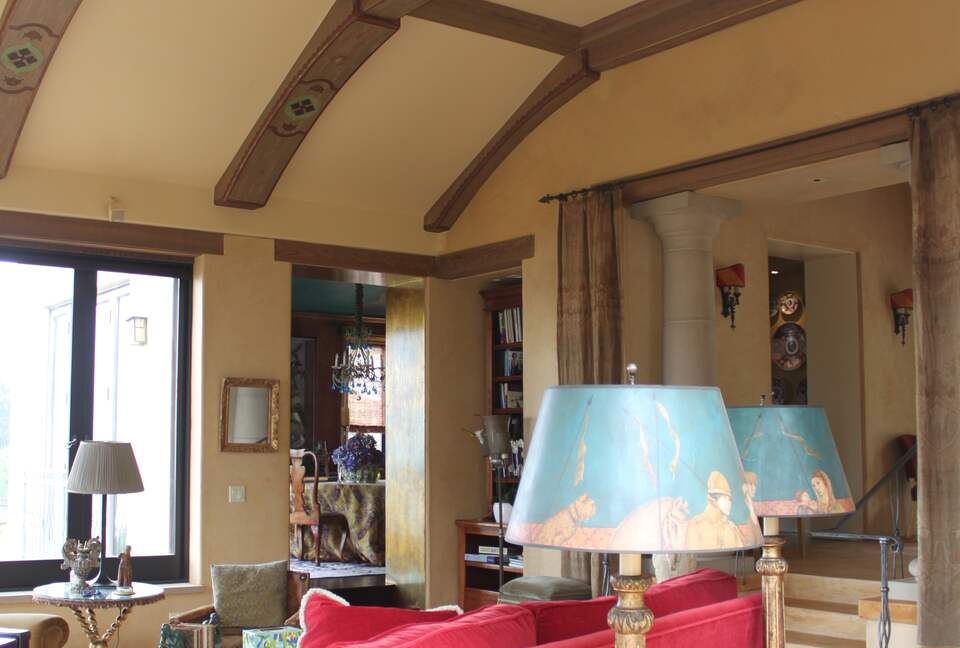 Artful Architecture Overlooking the San Francisco Bay - Tiburon, California