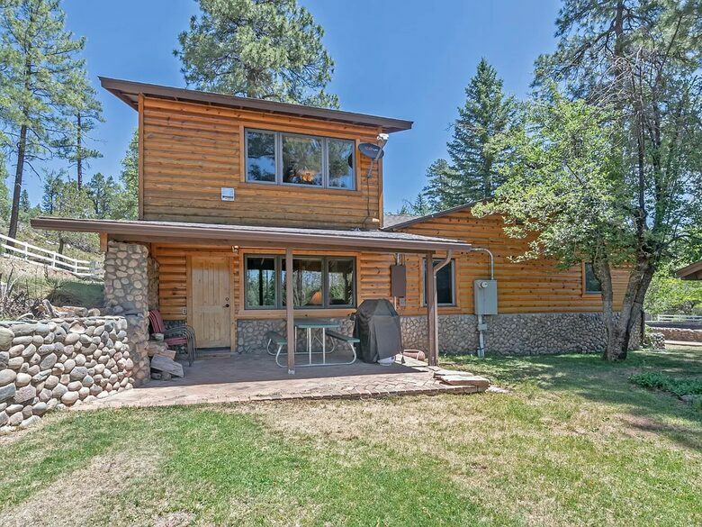 Arizona Mountain Retreat | Main House & Guest Cabin on 4+ Acres - Payson, Arizona