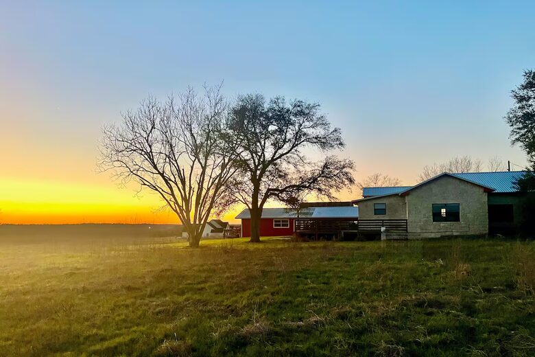 Hilltop Haven in Burton | Two Homes on 11 Acres - Burton, Texas