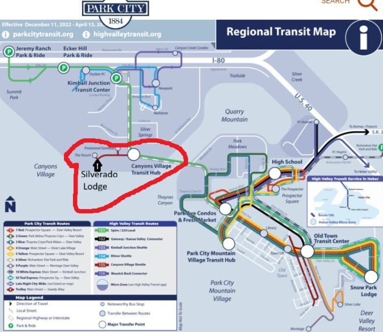 The public transit is free with front door service.