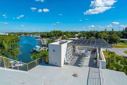 Five-Level Sarasota Luxury Home with Private Dock & Terraces - Sarasota, Florida