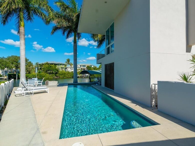 Five-Level Sarasota Luxury Home with Private Dock & Terraces - Sarasota, Florida