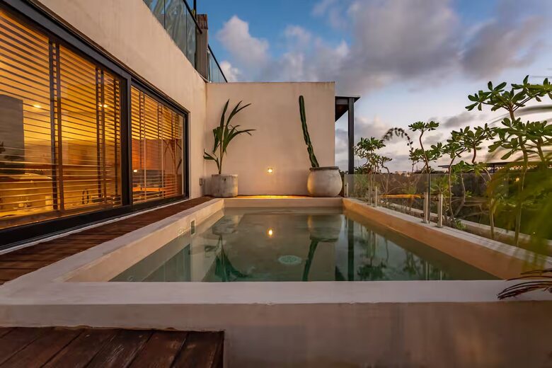 Refined Aldea Zama Penthouse with Rooftop Views - Tulum, Mexico