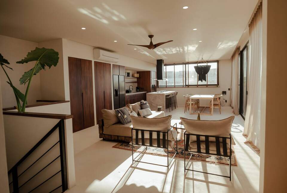 Refined Aldea Zama Penthouse with Rooftop Views - Tulum, Mexico