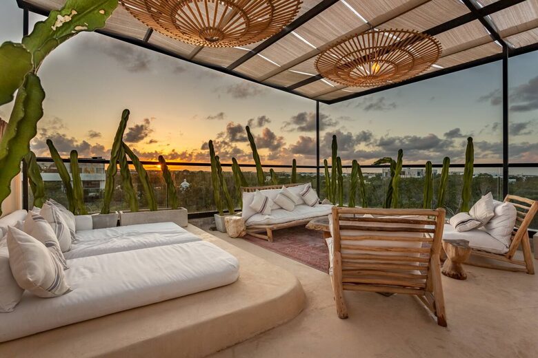 Refined Aldea Zama Penthouse with Rooftop Views - Tulum, Mexico