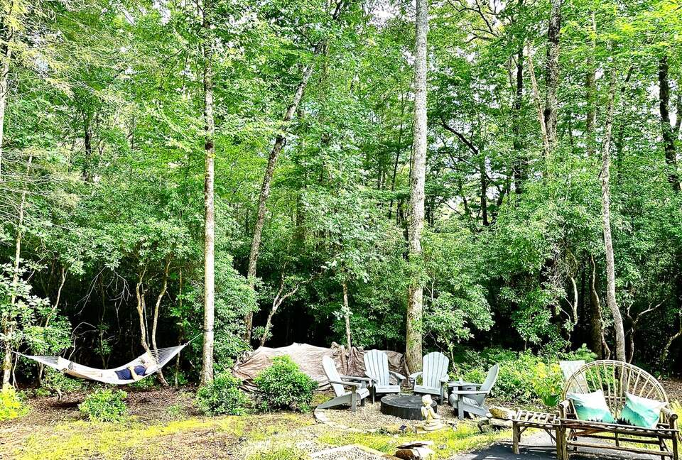 Wooded North Carolina Retreat with Creekside Trail - Brevard, North Carolina