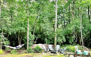 Wooded North Carolina Retreat with Creekside Trail - Brevard, North Carolina