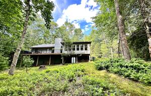 Wooded North Carolina Retreat with Creekside Trail - Brevard, North Carolina