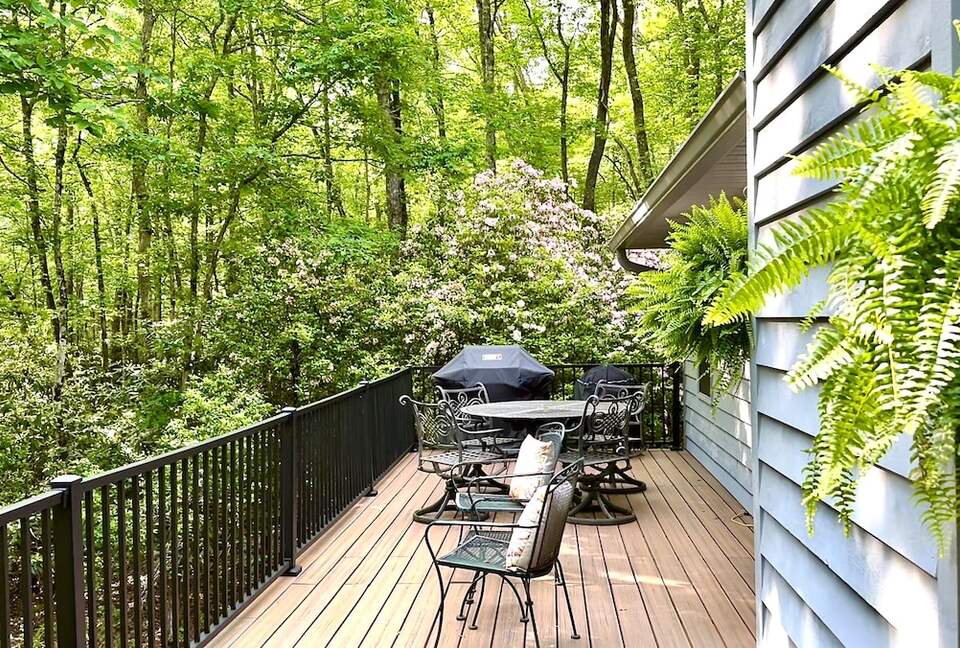 Wooded North Carolina Retreat with Creekside Trail - Brevard, North Carolina