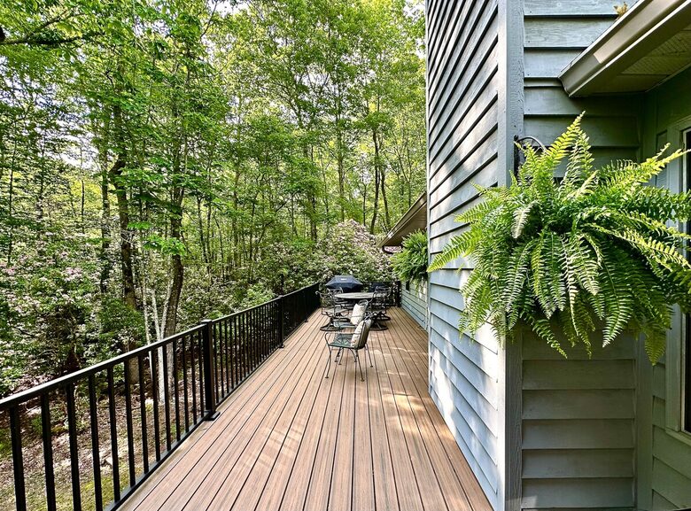 Wooded North Carolina Retreat with Creekside Trail - Brevard, North Carolina
