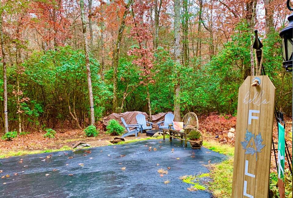 Wooded North Carolina Retreat with Creekside Trail - Brevard, North Carolina