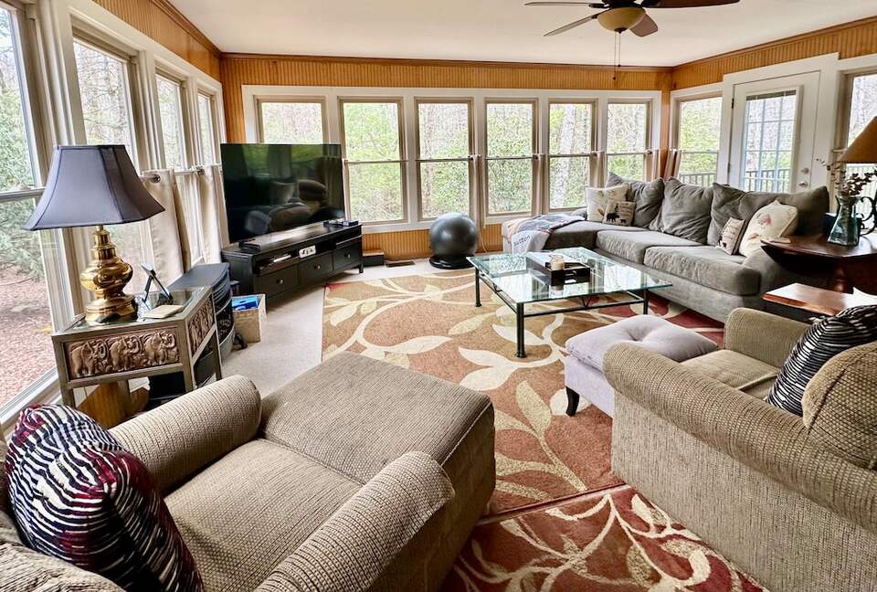 Wooded North Carolina Retreat with Creekside Trail - Brevard, North Carolina