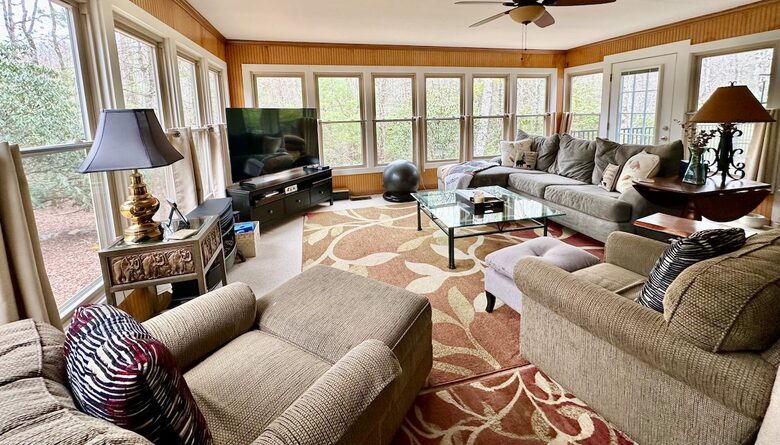 Wooded North Carolina Retreat with Creekside Trail - Brevard, North Carolina