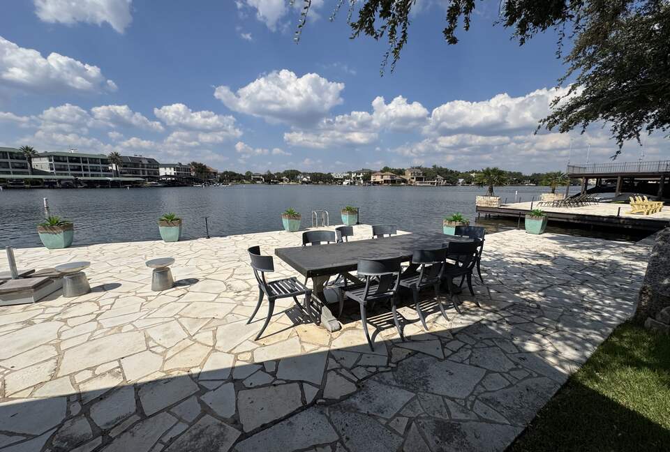 Waterfront Luxury on Lake LBJ | Dock, Outdoor Kitchen & Sunset Views - Horseshoe Bay, Texas