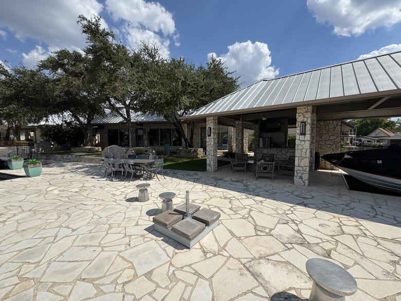 Waterfront Luxury on Lake LBJ | Dock, Outdoor Kitchen & Sunset Views - Horseshoe Bay, Texas