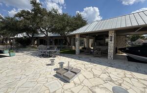 Waterfront Luxury on Lake LBJ | Dock, Outdoor Kitchen & Sunset Views - Horseshoe Bay, Texas