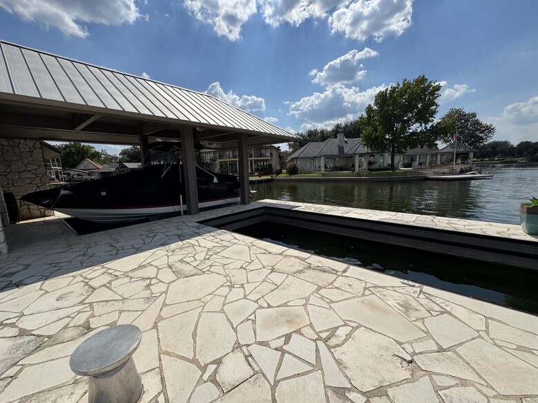 Waterfront Luxury on Lake LBJ | Dock, Outdoor Kitchen & Sunset Views - Horseshoe Bay, Texas