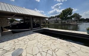 Waterfront Luxury on Lake LBJ | Dock, Outdoor Kitchen & Sunset Views - Horseshoe Bay, Texas