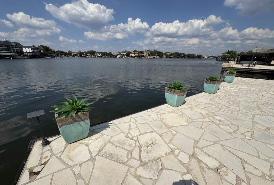 Waterfront Luxury on Lake LBJ | Dock, Outdoor Kitchen & Sunset Views - Horseshoe Bay, Texas