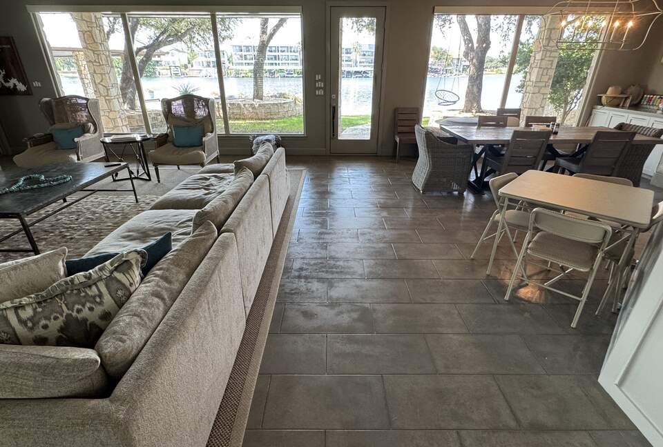 Waterfront Luxury on Lake LBJ | Dock, Outdoor Kitchen & Sunset Views - Horseshoe Bay, Texas