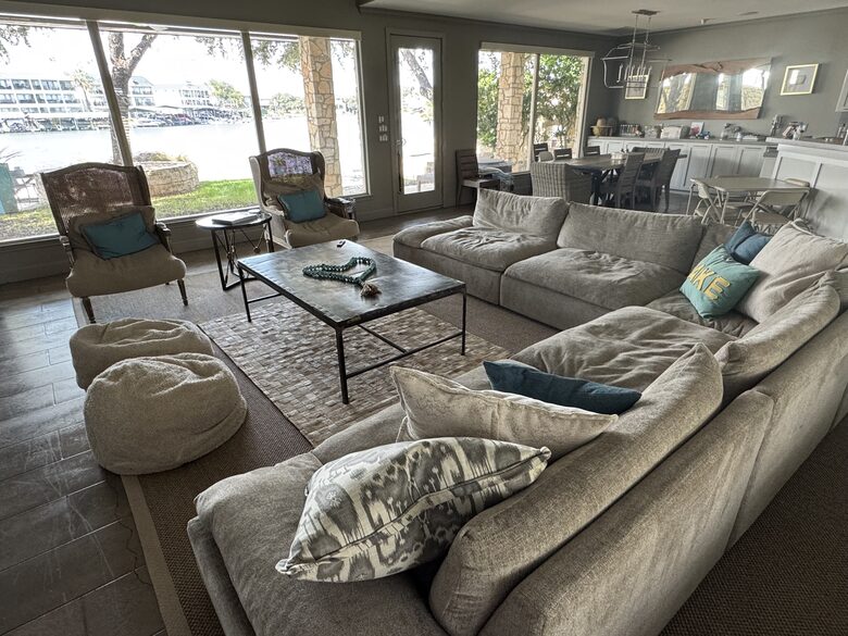 Waterfront Luxury on Lake LBJ | Dock, Outdoor Kitchen & Sunset Views - Horseshoe Bay, Texas