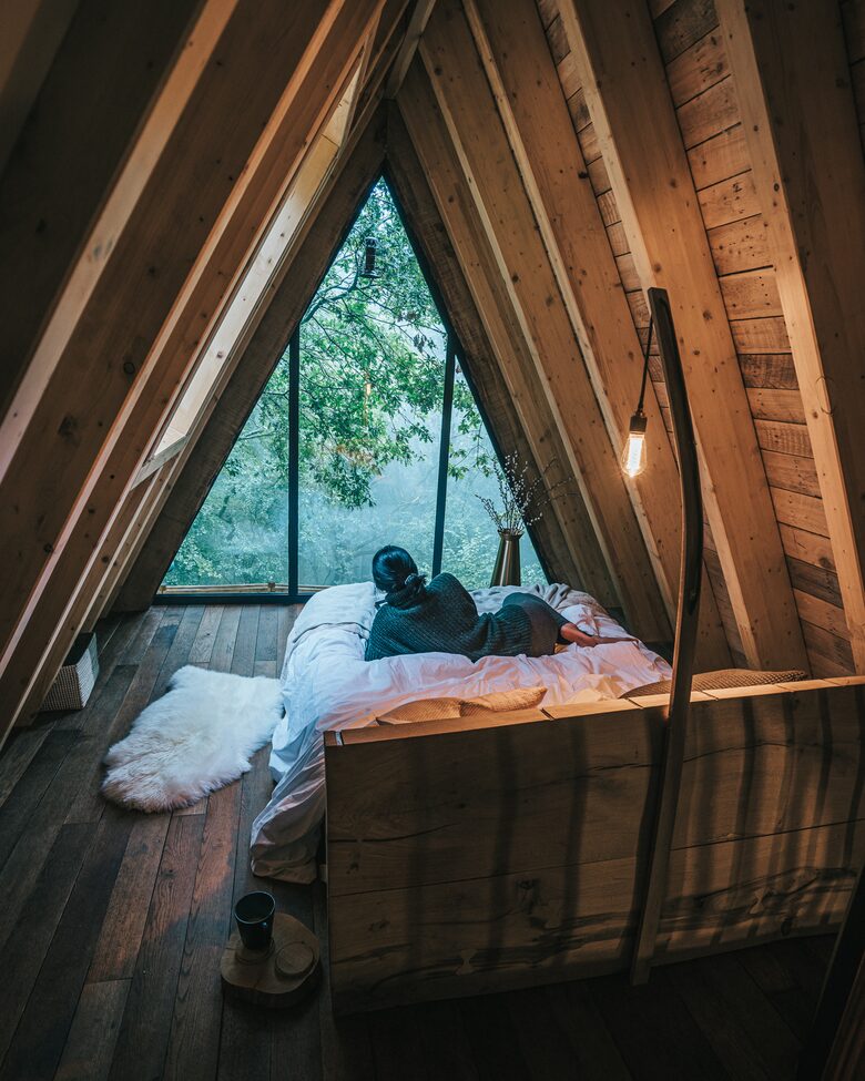 Sleep up in the Treetops - King Size Loft Bed