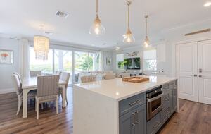 Kitchen and dining table
