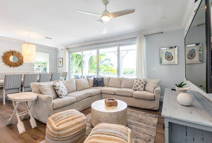 Living room with sofa bed