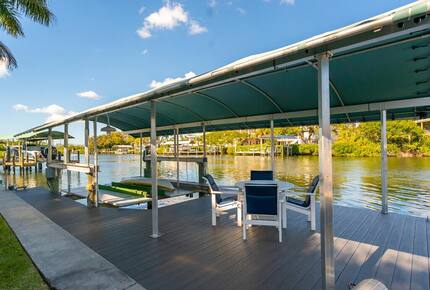 Five-Level Sarasota Luxury Home with Private Dock & Terraces - Sarasota, Florida
