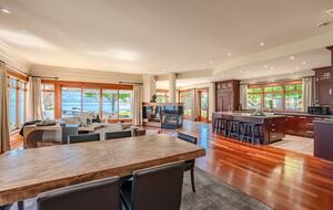 Gated Okanagan Waterfront Estate with Private Dock and Hot Tub
