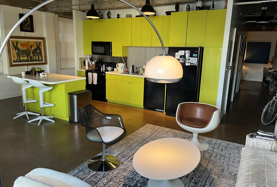 Art Deco Corner Loft with City Views - Austin, Texas