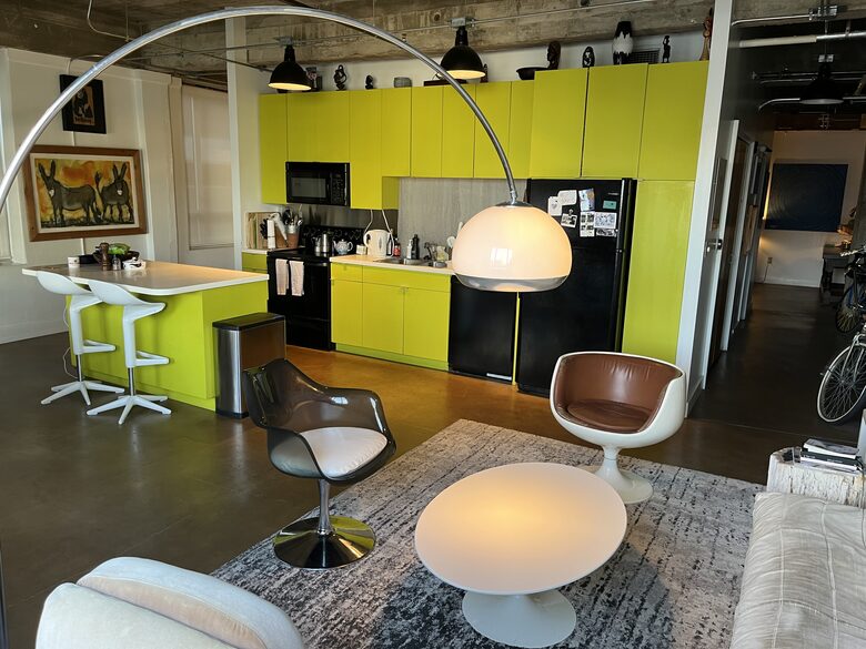 Art Deco Corner Loft with City Views - Austin, Texas